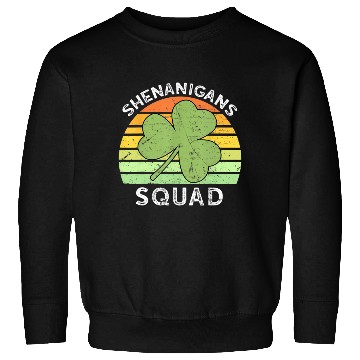 Discover Shenanigans Squad Matching Vintage St Patricks Day Sweatshirts