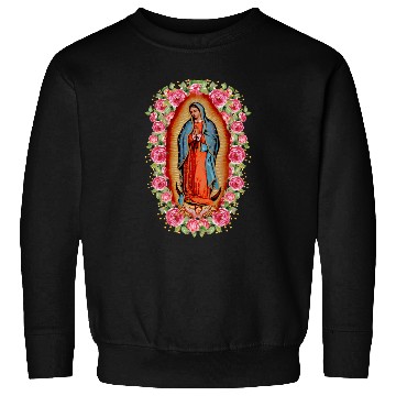 Discover Our Lady Virgen De Guadalupe Virgin Mary Sweatshirts