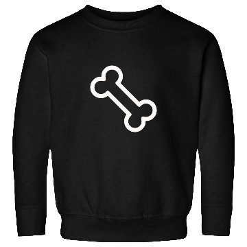 Discover Dog Bone Minimal Icon Sweatshirts