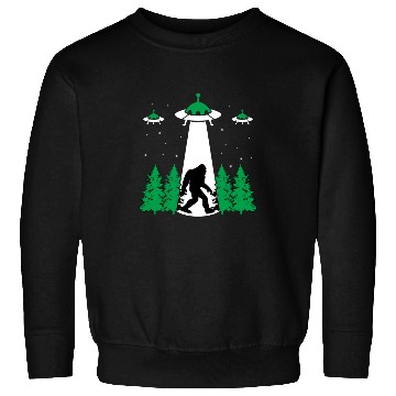 Discover Bigfoot UFO Abduction Sweatshirts