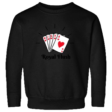 Discover Royal Flush Poker Sweatshirts