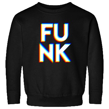Discover Funk in Big Bold CMYK Letters Be The Meme Sweatshirts