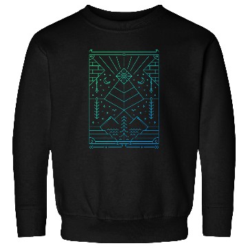 Discover Tropical Geometric Abstract 3 Sweatshirts