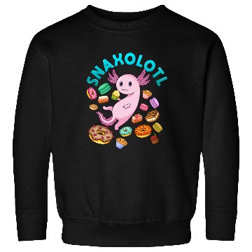 Discover Axolotl Snack Snaxolotl Sweatshirts