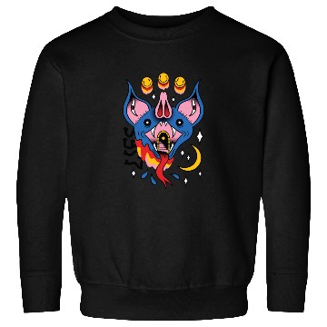 Discover TRIPPY BAT TATTOO SURREAL Sweatshirts