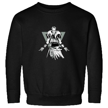 Discover Viking Viking Head Odin Thor Axe Ragnar Fighter Sweatshirts