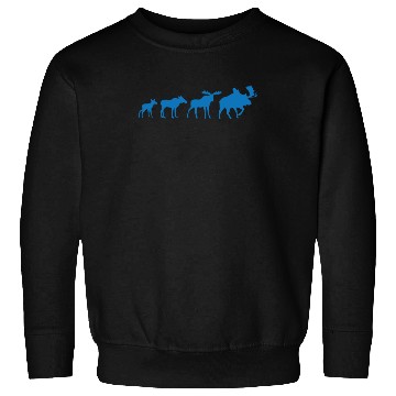 Discover Moose Evolution Sweatshirts