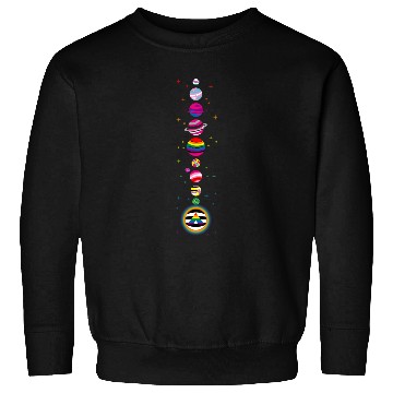 Discover Solar System LGBT Sweatshirts