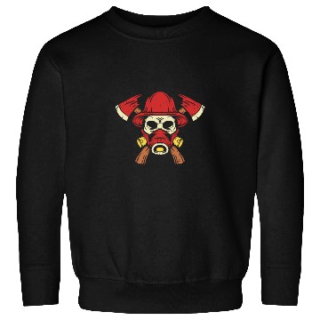 Discover Jobs fireman head and axe Sweatshirts