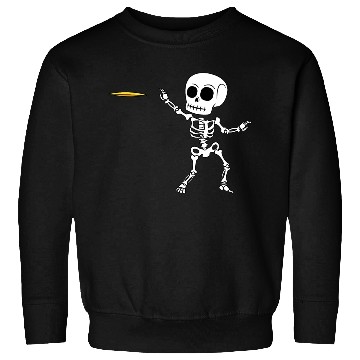 Discover Skeleton Flying Disc Golf Halloween Frisbee Sweatshirts