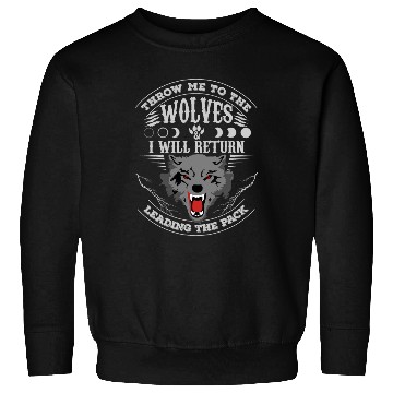 Discover Grey Wolf Pack Attitude Quote Sweatshirts