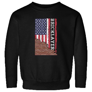 Discover Brick Mason Bricklayer Masonry Dad Us Flag Constru Sweatshirts
