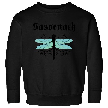 Discover Sassenach Dragonfly Outlander Amber Blue Sweatshirts