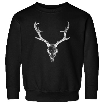 Discover Deer head illustration hunter wild nature forest Sweatshirts