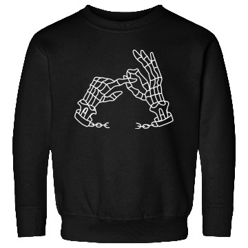 Discover Skeleton Hands Funny Sweatshirts