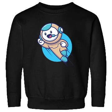 Discover Cute robot flying Sweatshirts
