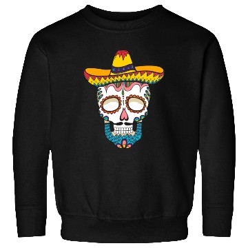 Discover Skull death hipster gothic bones Sweatshirts