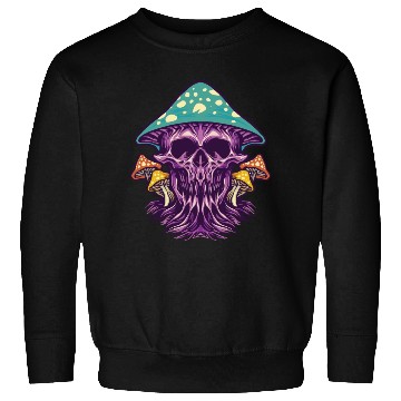 Discover Skull Mushroom Garden Sweatshirts