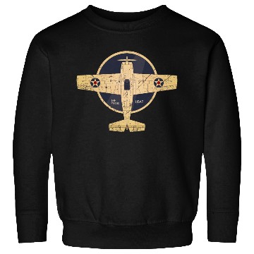 Discover F4F Wildcat WW2 Aircraft USAF Sweatshirts