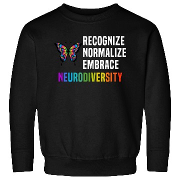 Discover Recognize Embrace Neurodiversity Sweatshirts