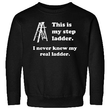 Discover This Is My Step Ladder Funny Handyman Construction Sweatshirts