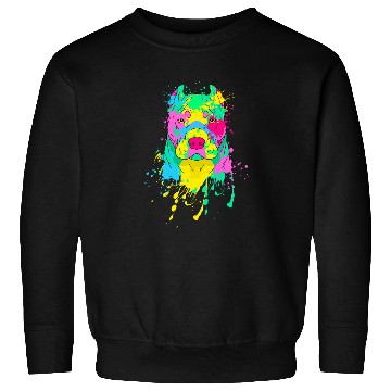 Discover Pit bull Colorful Sweatshirts