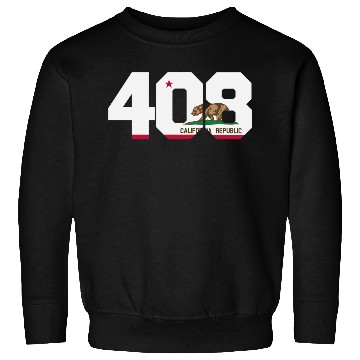 Discover Area Code 408 San Jose California Sweatshirts