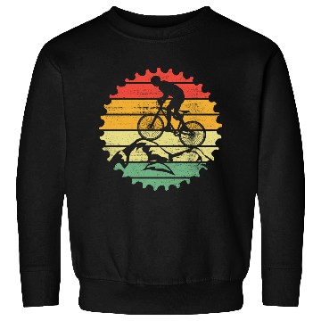 Discover Mountain bike retro gift for mountain biker Sweatshirts