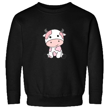 Discover Strawberry Cow Cute Pink Strawberry Cow Kawaii Sweatshirts