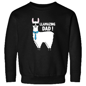 Discover Llama Dad Sweatshirts Gift For Dad
