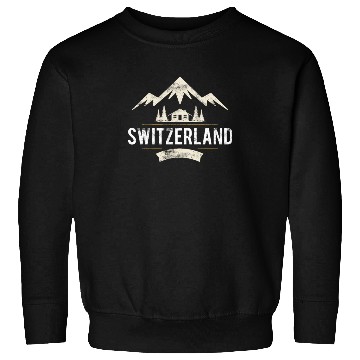 Discover Swiss Mountains And Alps Switzerland Sweatshirts