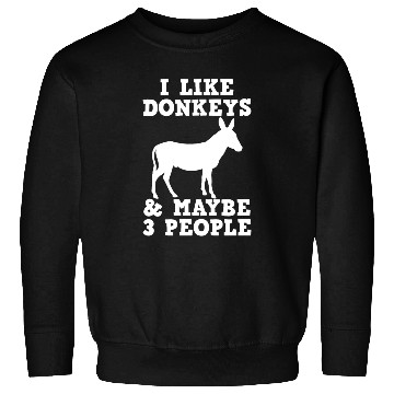 Discover Donkey Farmer Introvert Donkey Lover Sweatshirts