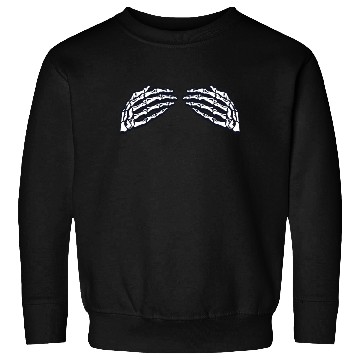 Discover Women's Skeleton Hands Breasts Sweatshirts