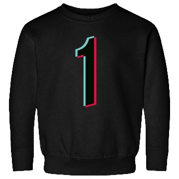 Discover 1 - jersey number - Tiktok glitch Sweatshirts