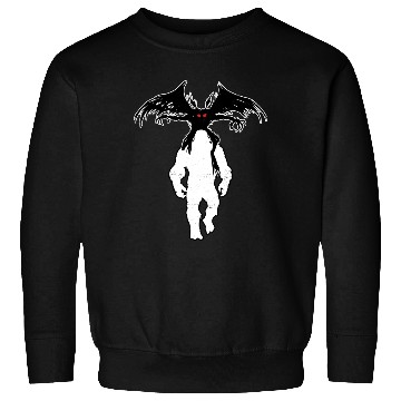 Discover Bigfoot Riding Mothman - Funny Sasquatch Myth Sweatshirts