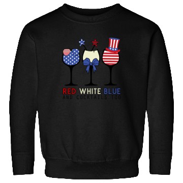Discover Red White Blue and Cocktails Sweatshirts