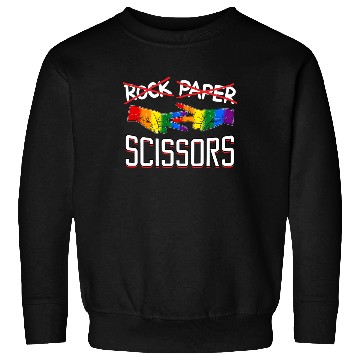 Discover Rock Paper Scissors Lesbian LGBTQ Pride Sweatshirts