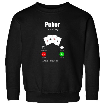 Discover Poker Cards Casino All In Gift Poker Chips Sweatshirts