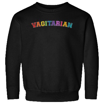 Discover Vagitarian Gift LGBT Lesbian Adult Humor Funny Gif Sweatshirts
