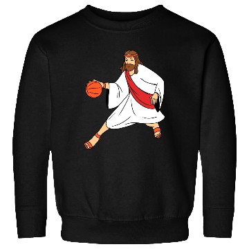 Discover Jesus Playing Basketball Sweatshirts