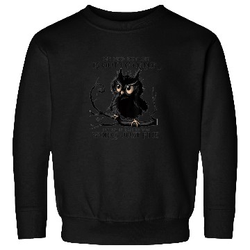 Discover Funny Owl My Nice Button Gifts For Owls Lover Sweatshirts