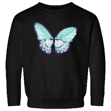 Discover Light Green Butterfly Sweatshirts