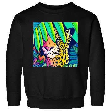 Discover Leopard in the jungle Sweatshirts