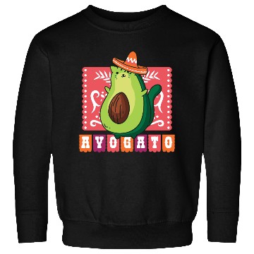 Discover AVOGATO " AVOCADO CAT MEXICAN " Sweatshirts