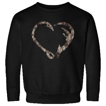 Discover Camo Fish Hook Antler Deer Hunting Buck Hunter Dad Sweatshirts