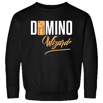 Discover Domino Wizard Funny Dominoes Game Player novelty Sweatshirts