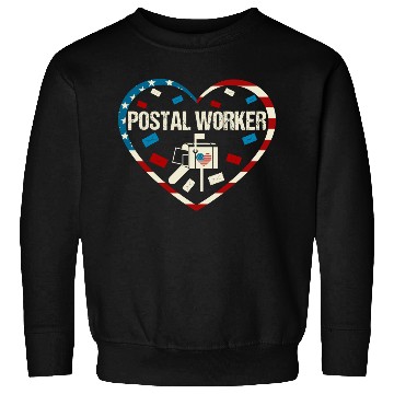 Discover Postal worker mail carrier Heart Love Sweatshirts
