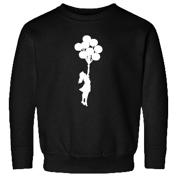 Discover Banksy Girl with balloons. Sweatshirts