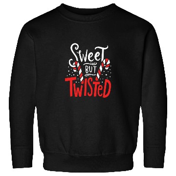 Discover Sweet But Twisted Funny Christmas Candy Lollipop C Sweatshirts