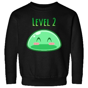 Discover Cute Green Dungeon Slime Monster Weird Anime Sweatshirts